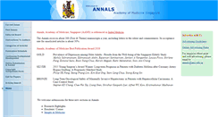 Desktop Screenshot of annals.edu.sg